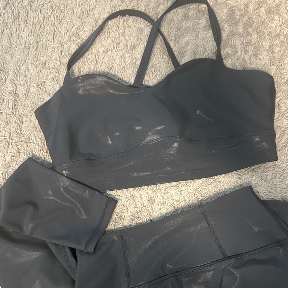 Spiritual Gangster SET Dark Gray Activewear Set - Picture 6 of 6